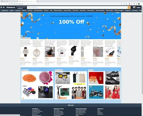 landing page for the jpmazon project